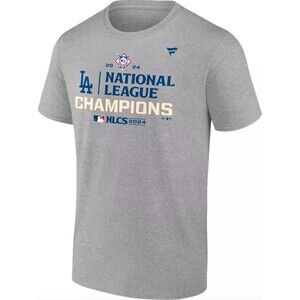 BIN MLB 2024 NLCS Champions Los Angeles Dodgers Locker Room T-Shirt Large NWT